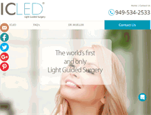 Tablet Screenshot of icledsurgical.com
